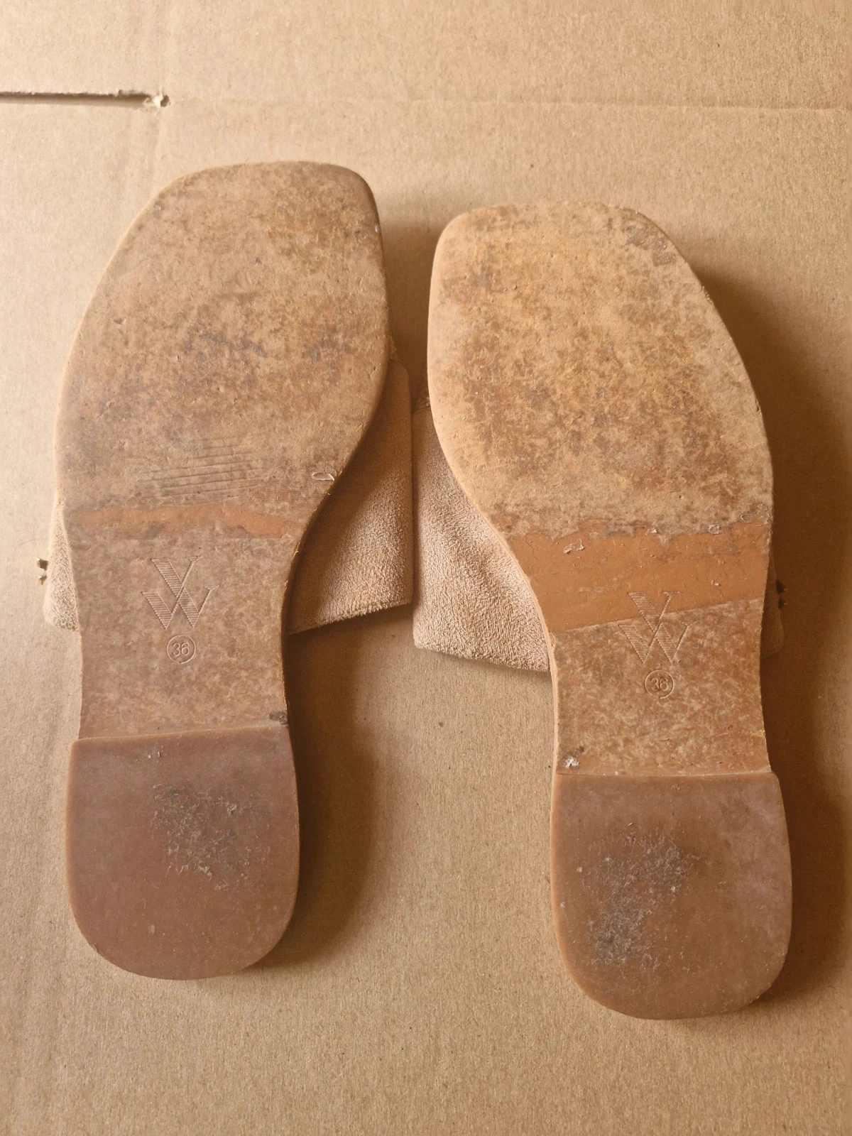 Mules Vanessa Wu bege e dourada - Tamanho 36 – photo 8